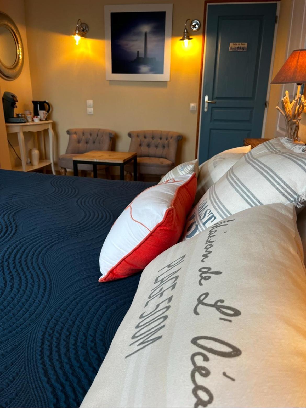 Les Transats Chambre Et Appartements Face A La Mer Barfleur Exterior foto