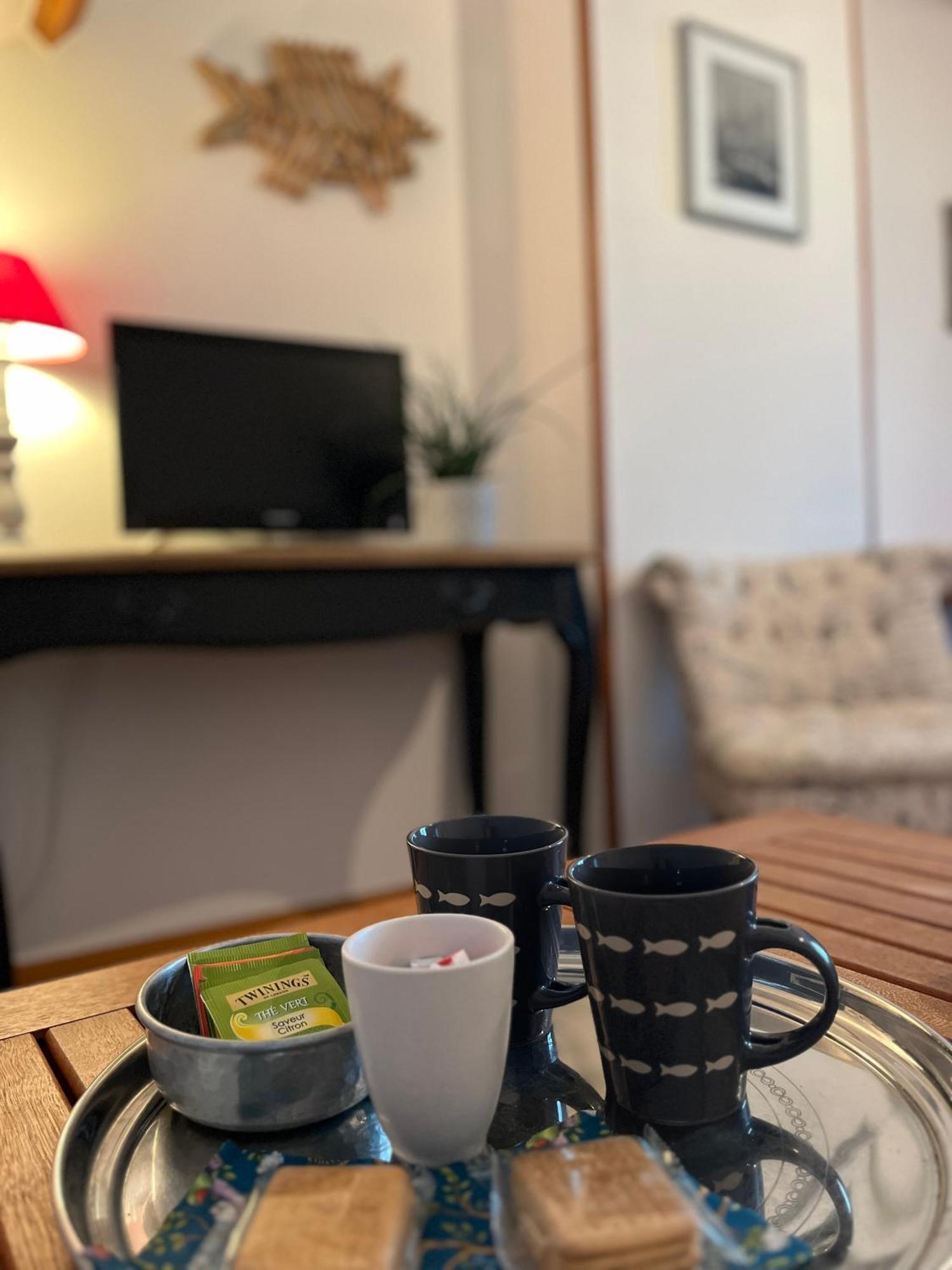 Les Transats Chambre Et Appartements Face A La Mer Barfleur Exterior foto